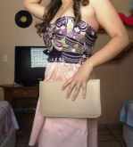 Bolsa envelope bege.