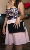 Bolsa envelope preta